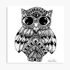 .mandala, yoga mandala, meditationsmandala, boho mandala, spirituelles mandala, zen mandala, stammes mandala, eulenillustration, stammes eule, mandala geschenkidee, mandala zeichnung. Mandala Eule Fotodruck Von Shaseldine Redbubble