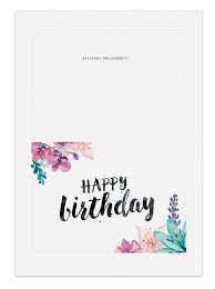 Printable Birthday Card Secret Garden Happy Birthday Cards Printable Free Printable Birthday Cards Birthday Cards For Her