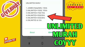 Berikut ini adalah daftar harga kuota internet provieder indosat terbaru untuk kuota unlimited dan freedom. Cara Daftar Paket Unlimited Indosat Paling Murah Terbaru 2020 Giveaway Youtube