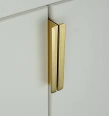 Gold Cabinet Door Edge Pull 80mm Plank Hardware Cabinet Door Replacement Kitchen Door Handles Kitchen Cabinet Doors