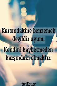 Karsindakine Benzemek Degildir Uyum Kendini Kaybetmeden Karsindaki Olmaktir Ozlu Sozler Gercekler Alintilar