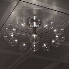 The Fun And Whimsical Cluster Wheel Pl13 Ceiling Light Showcases 13 Stunning Glass Globes Paired Ceiling Lights Flush Mount Ceiling Lights Flush Mount Ceiling