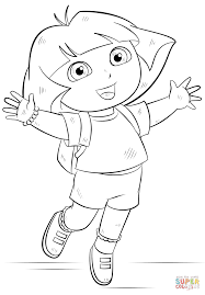 Dora Outline For Colouring Dora Coloring Crayola Coloring Pages Coloring Pages