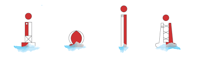 safe water markers sailing buoys