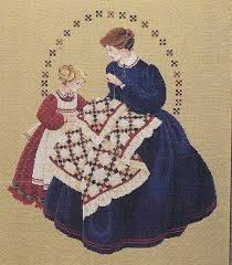 Mother daughter cross stitch patterns. The Quiltmaker Cross Stitch Pattern By Lavender Lace