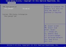 I can see the tpm option in bios, but it's greyed out. Configure Tpm Support Sun Blade X3 2b Product Documentation