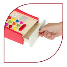 Caixa registadora de madeira