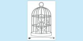40+ bird in cage coloring pages for printing and coloring. Hansel In Cage Colouring Colouring Sheets