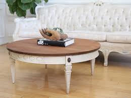 Regardless of their material, they will likely be painted mostly a pastel or. Shabby Chic Wooden Top Vintage Round Coffee Table No252 Shopgoldenpineapple