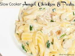 Simple Angel Chicken Pasta Slow Cooker Instant Pot Stovetop Freezer Recipe Slow Cooker Pasta Easy Pasta Recipes Cream Sauce Recipes