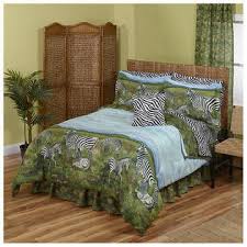 See more ideas about comforters comfort and joy and home shopping network. Safari Home Zebra Jungle Safari African Full Comforter Sheet Set 8 Piece Bed In A Bag