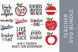 Download Teacher Svg Bundle Teacher Appreciation And Teacher Gift 243615 Svgs Design Bundles