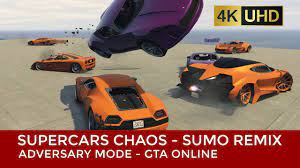 Often praised for its stunning visuals, meticulous attention to detail, and massive open world, gta v also pushed the limits of the seventh generation consoles'. Supercars Chaos Sumo Remix Gta Online Youtube