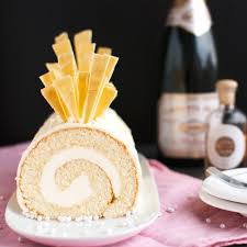 Champagne Cake Roll With Champagne Buttercream Ttc Recipe Cake Roll Yule Log Recipe Champagne Cake