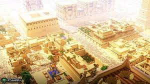 Tertiary Dreams In The Nile Millennium S Prosperity Will Go On The Ancient Egyptian City Minecraft Ancient Egyptian Cities Minecraft City Minecraft Projects