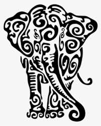 Download Swirly Elephant Svg Elephant Vinyl Png Image Transparent Png Free Download On Seekpng