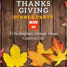 If you think you have your thanksgiving dinner planned out already, you'll want to see this dinner party on our lifestyle blog today before you hit the grocery store! Thanksgiving Dinner Party Instagram Vorlage Vorlage Postermywall