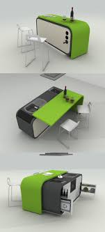 Green Kitchens Green Kitchen Designs Furniture For Small Spaces Compact Kitchen