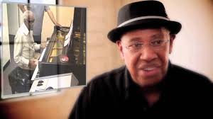 BILLY OSBORNE AND RAY CHARLES IN THE RECORDING STUDIO