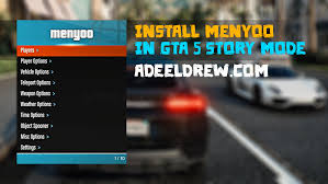 Check the screenshot for the feature list. How To Install Menyoo In Gta 5 Pc Gta 5 Menyoo Mode Latest Version Single Player Trainer Mod