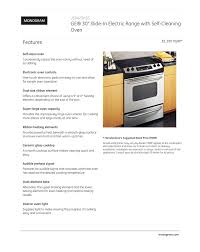 Looks sleek and professional in our. Ge 30 Slide In Electric Range With Self Cleaning Manualzz