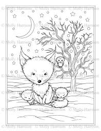 When you download the fox coloring pages file, it will save to your computer as a pdf. Fluffy Winter Fox Family Coloring Page Printable Instant Download Foxes Snow Cute Printable Family Coloring Pages Fox Coloring Page Coloring Pages