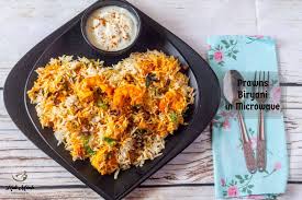 Prawns Biryani In Microwave Jhinga Biryani In Microwave Kali Mirch By Smita Recipe Briyani Recipe Biryani Jhinga Recipe