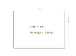 How do you find the perimiter of a square? Program For Area And Perimeter Of Rectangle Geeksforgeeks