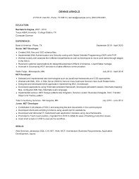 Senior Net Developer Resume Examples And Tips Zippia