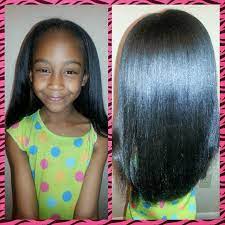 Flat Ironing With No Heat Damage Natural Hair Blowout Kids Hairstyles Girls Heat Damaged Hair