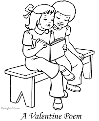 Hearts for cutting out of paper. Kids Valentine Coloring Book Pages 008