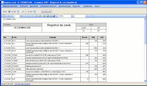 După ce registrul de casă a fost completat cu toate operațiunile efectuate în ziua la care se face referire, se calculează soldul final al zilei prin formula la un control trebuie făcută dovada fizica a existenței sumelor reflectate în registrul de casă. Program Registru De Casa