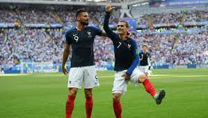 Funny goal celebration recorded in the studio by griezmann. World Cup France S Antoine Griezmann Celebrates With Fortnite Dance