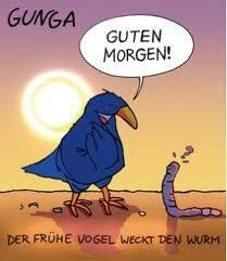 Der Fruhe Vogel Guten Morgen Lustig Guten Morgen Guten Morgen Bilder Spruche