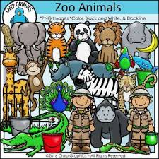 Zoo Animals Clip Art Set Chirp Graphics Zoo Animals Clip Art Zoo Clipart