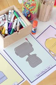 Robot crafts and activities for kids. Free Printable Make A Robot Craft For Kids Sunny Day Family