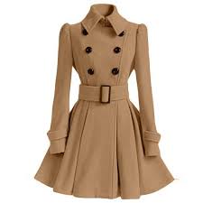 We've gathered 21 of our faves into one spot for you. Flared Hem Turn Down Collar Slim Double Button Wool Coat With Belt In 2021 Winter Coat Dress Fit And Flare Coat Long Tan Coat