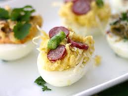 Pizza Deviled Eggs Recipe Food Recipes Deviled Eggs