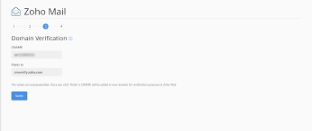 Zoho Mail Extension For Plesk