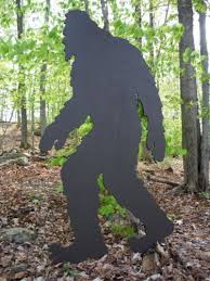 Bigfoot Sasquatch Silhouette Wood Yard Statue 3 4 Thick 8 Ft Tall Bigfoot Sasquatch Bigfoot Art Bigfoot