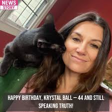 Today, Krystal Ball turns 44. From her sharp political insight to her work 