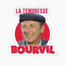 Juli 1917 in prétot vicquemare, frankreich; Bourvil Stickers Redbubble