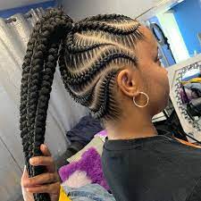 Naturalhairindustryconvention On Instagram Yasss Braided Pony Guapele Cool Braid Hairstyles African Hair Braiding Styles Natural Hair Styles