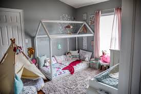 Where he/she can not only rest or sleep but can think of future goals. Diy House Frame Floor Bed Plan Oh Happy Play