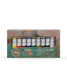 Gamblin Artist Oil Paint 37ml Introductory Set Of 9