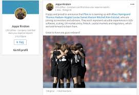 Listado de nombramientos y ceses de cargos coincidentes con la denominación rindom jeppe caroee publicados en la edición digital del borme. Linkedin Screenshot Jeppe Rindom Oresund Startups