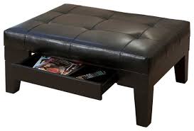 This versatile coffee table is just the right size to maximize space and accommodate most room dimensions. Gdf Studio Tucson Leather Storage Ottoman Coffee Table Transitional Footstools And Ottomans By Gdfstudio Houzz