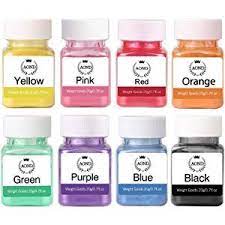 Aond 160g 8er 20g Farbe Set Metallic Epoxidharz Resin Farbe Seifenfarbe Set Pigment Mica Powder Pulver Fur Seife Rohseife Epoxydharz Epoxidharz Seifenfarbe