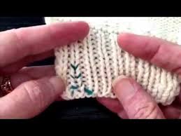 How to weave in ends securely. How To Knit Weaving In Ends In Ribbing Youtube