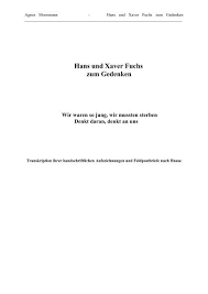 He would've never believed how much this random meeting would change his life forever. Hans Und Xaver Fuchs Zum Gedenken Forschergruppe